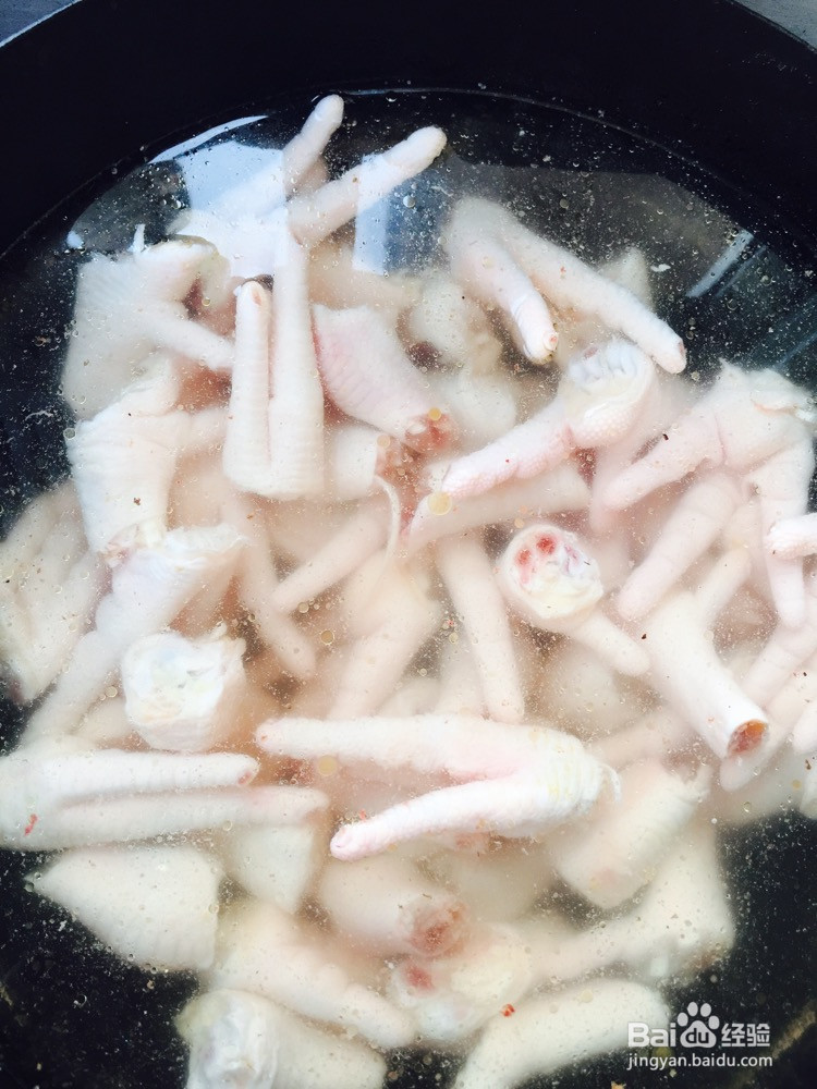 普洱茶韩式鸡爪的做法