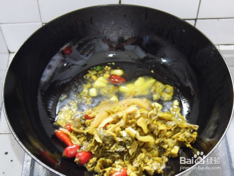 餐宴上解酒开胃的美食----酸菜面块