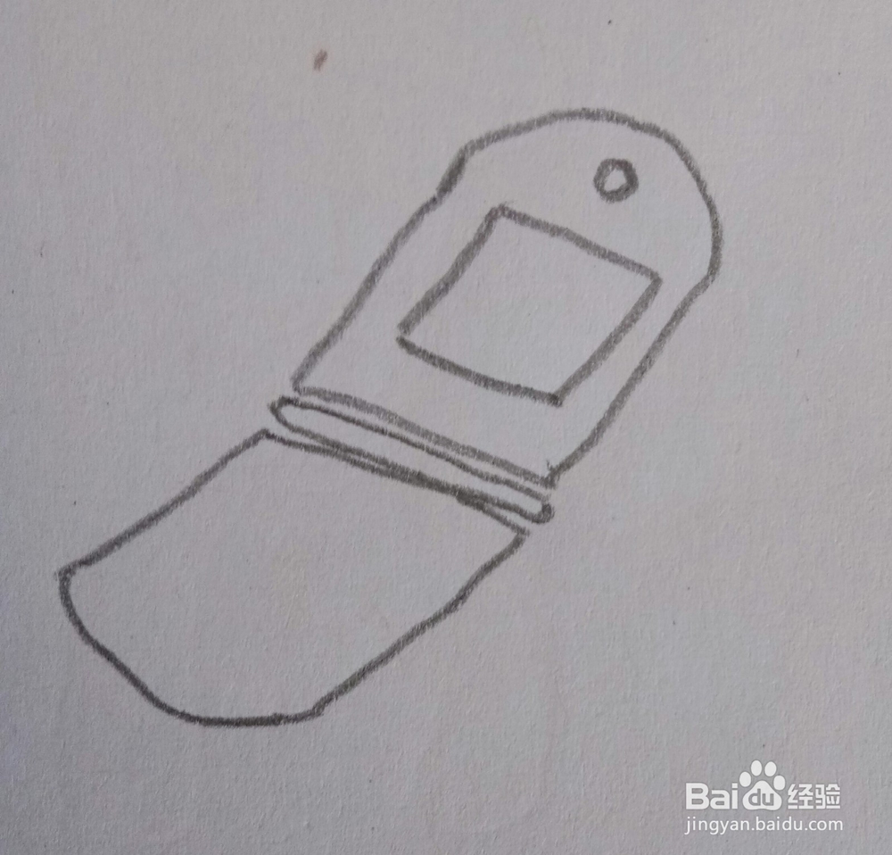 简笔画手机画法二