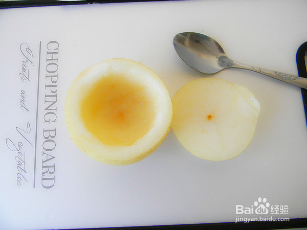 雪梨银耳盅的做法