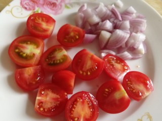 番茄口蘑火腿意面