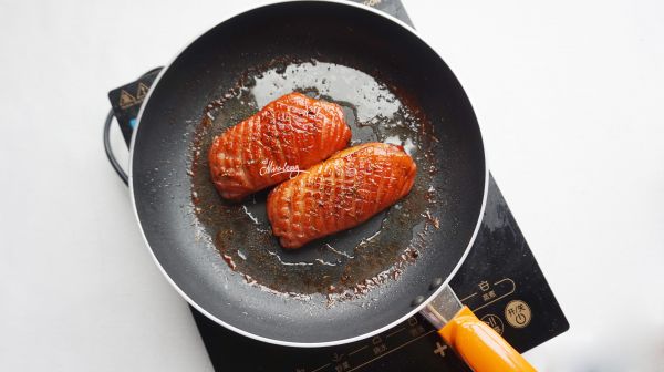 甜梨石榴烤鸭胸