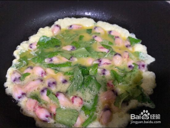 消暑美食——木槿花薄荷炒蛋