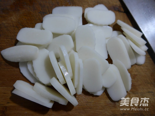 香蕉炒年糕的做法