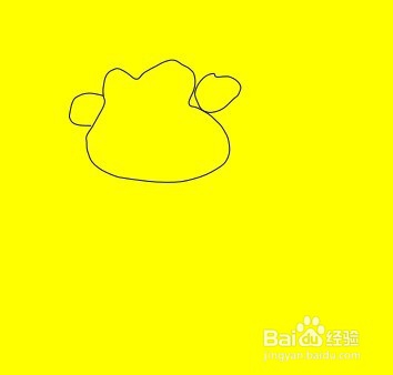 猴子的简笔画