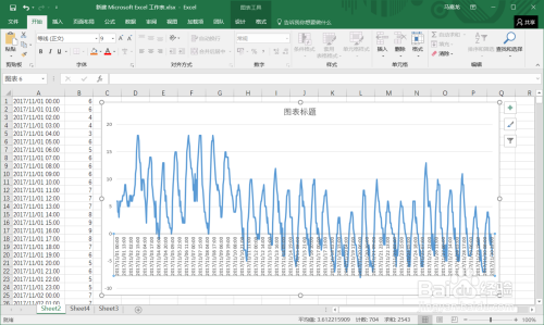 excel小技巧(3)——折线图插入时间轴