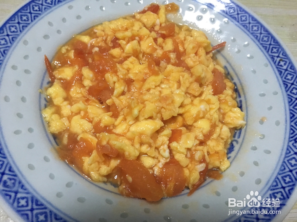 好吃的柿子炒鸡蛋