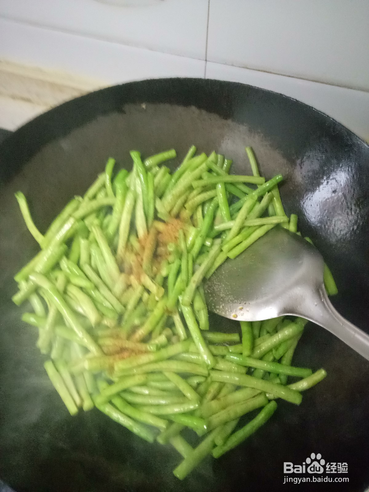 家常韭菜炒豆角