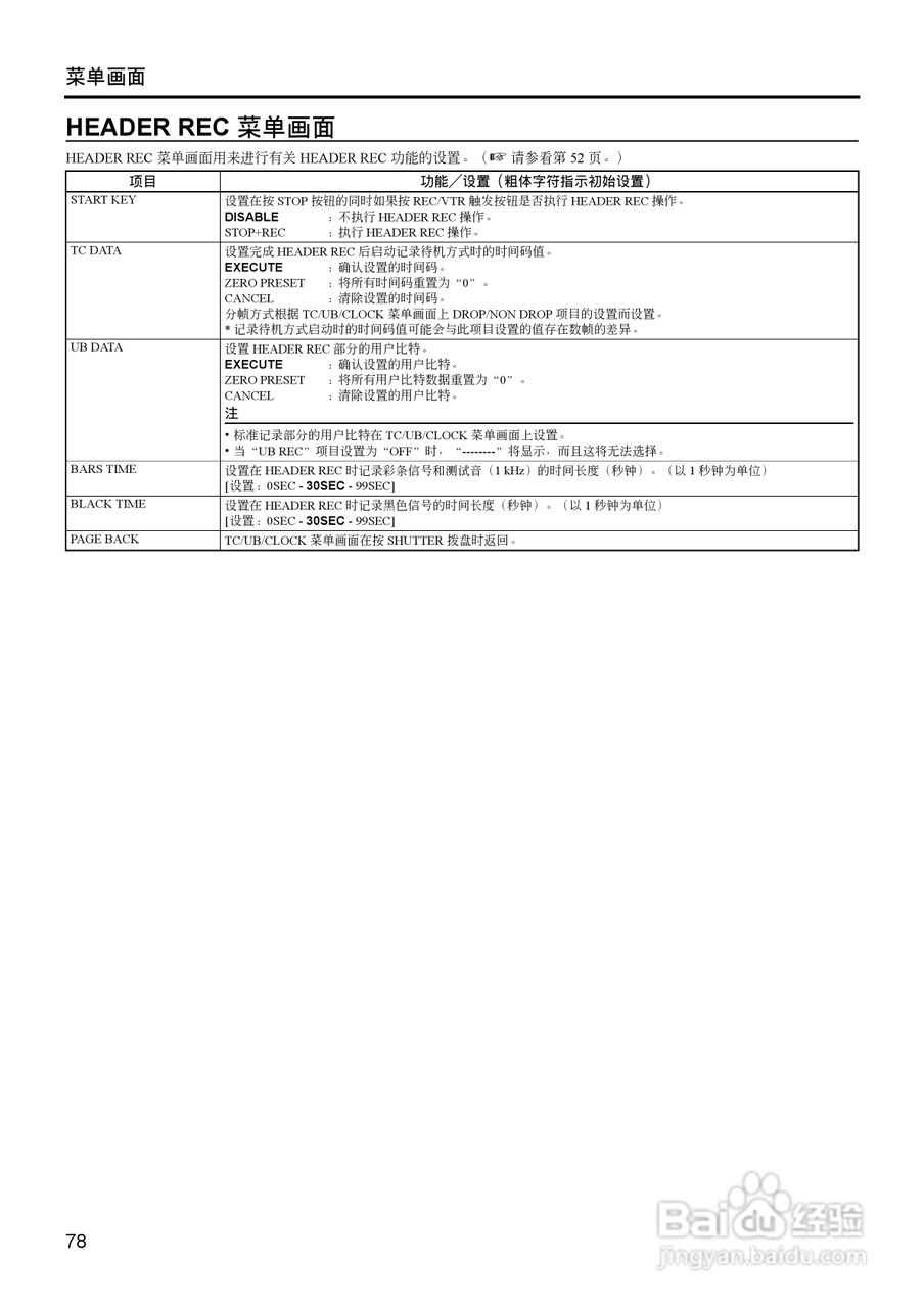 JVC GY-HD111高清肩扛专业摄像机使用说明书:[8]