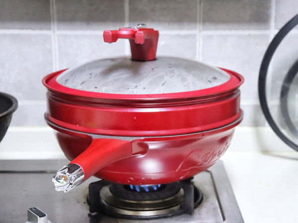 豆角鸡胸肉焖荞麦面