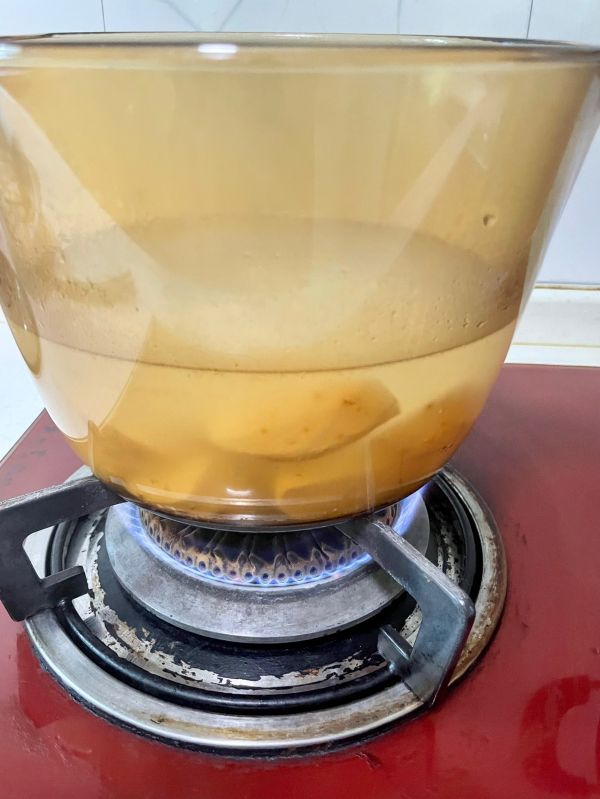 排骨芋艿鸡毛菜汤