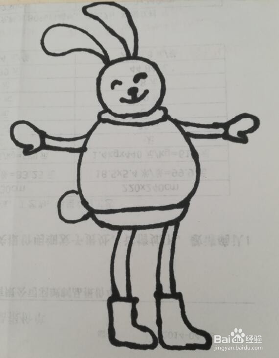 兔子的画法 兔子的简笔画