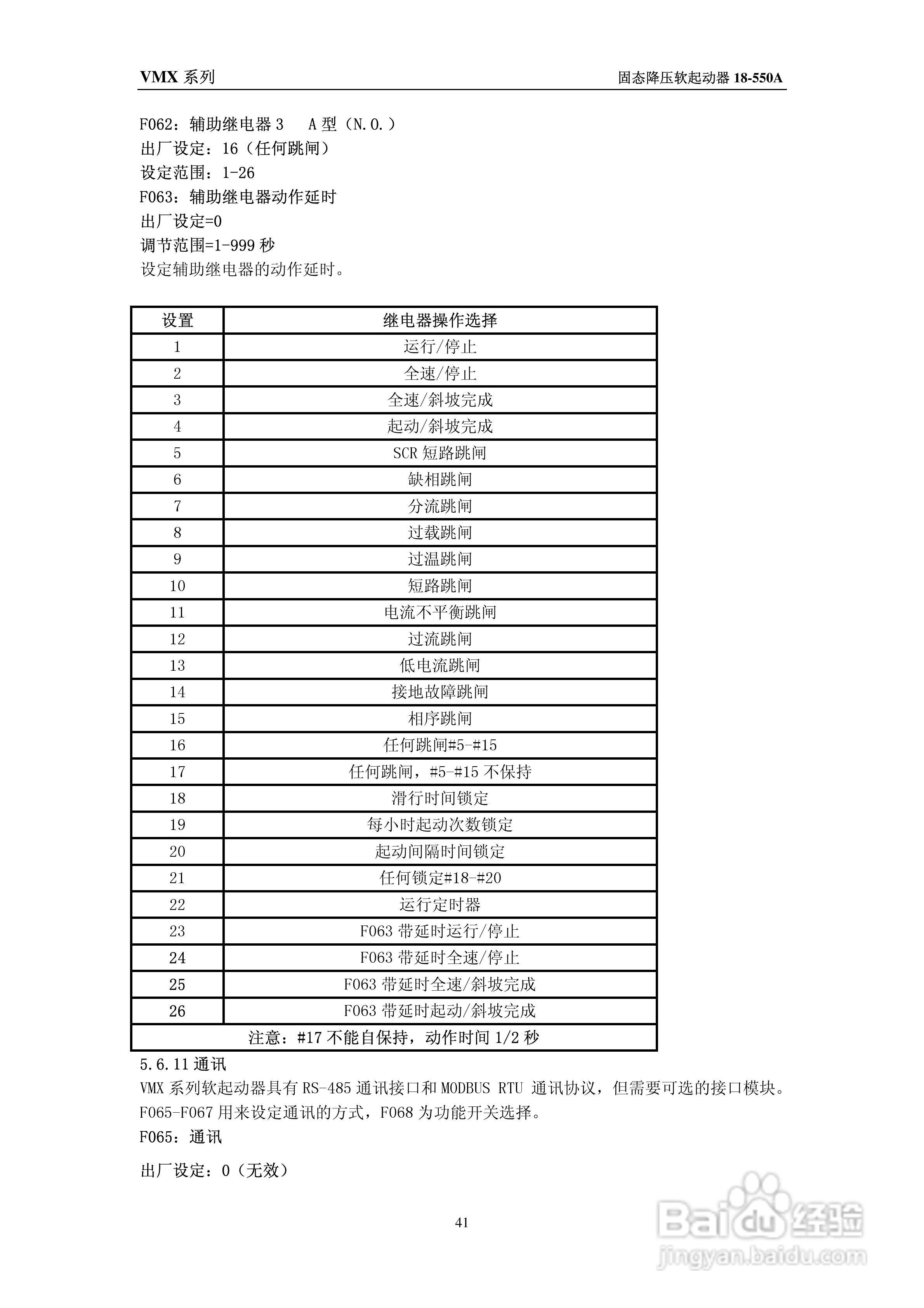 摩托托尼VMX软起动器中文说明书:[5]