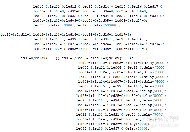 基于51单片机的LED灯鸟巢模型