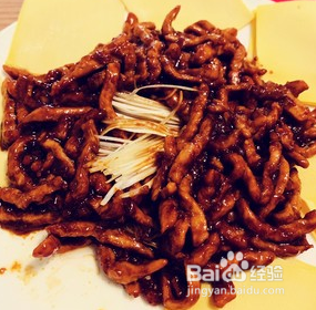 京酱肉丝的简单做法