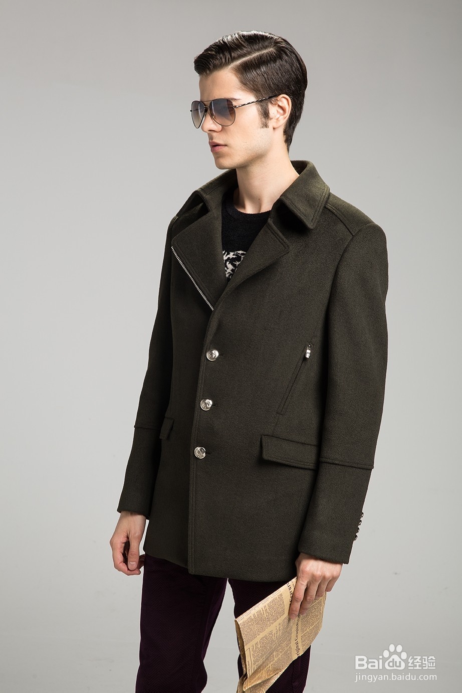 怎样将大衣穿出暖男感觉