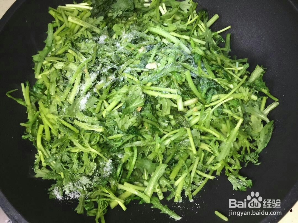 蒜蓉爆炒茼蒿