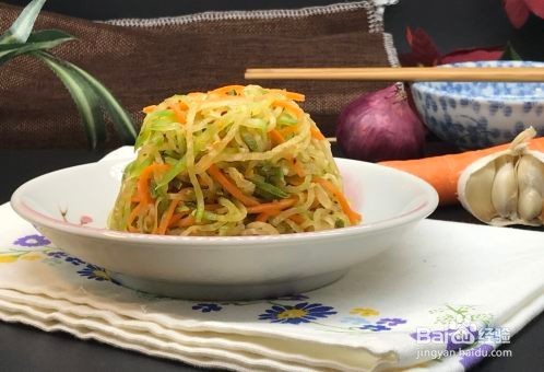 凉拌青红丝是怎么做的家常做法教程