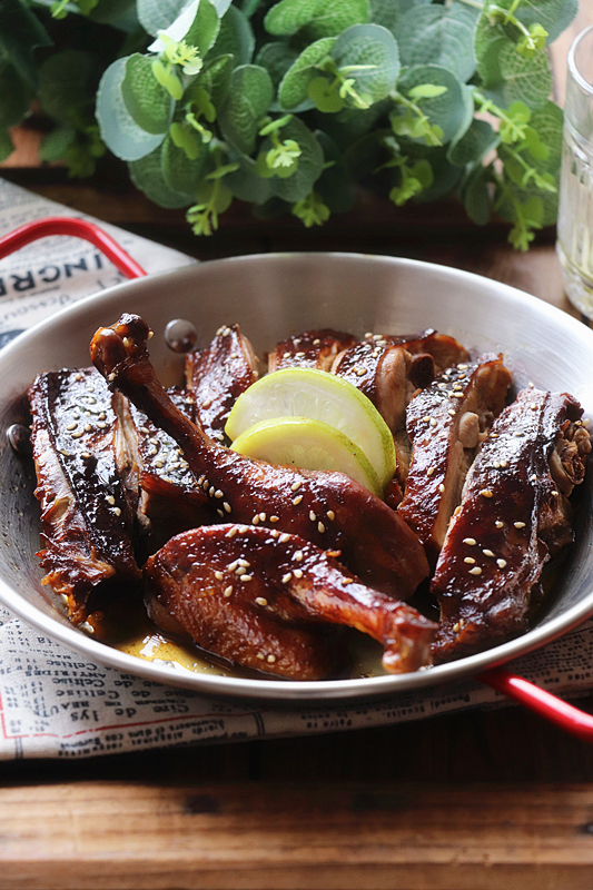 柠香五味烤鸭腿