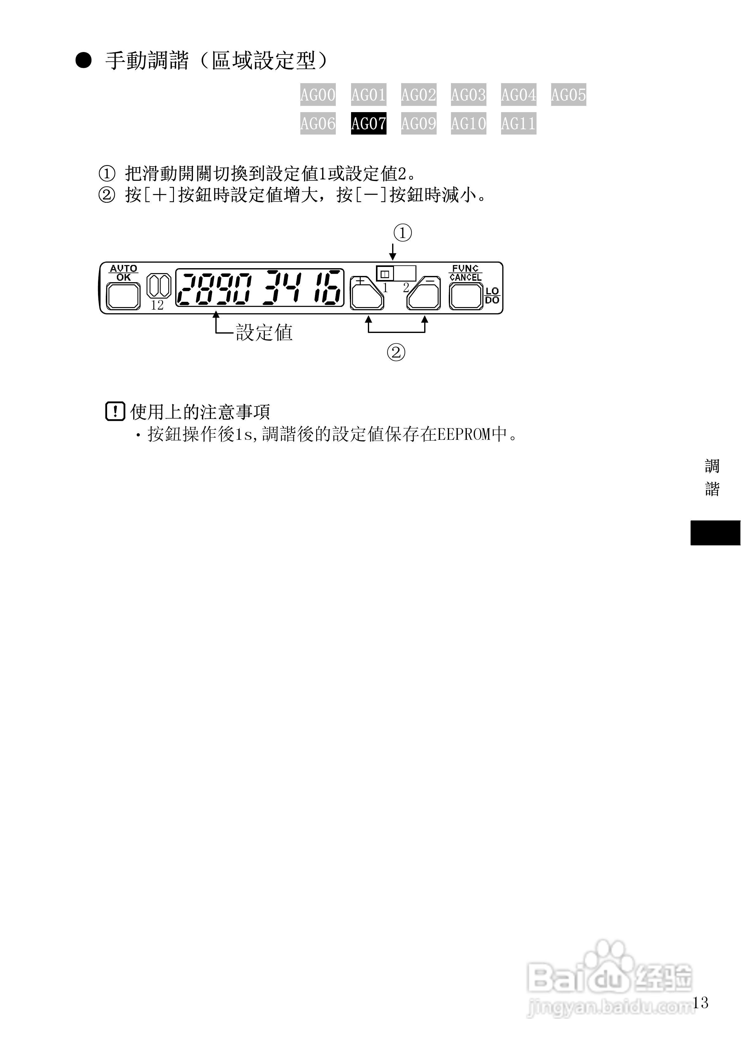 山武HPX-AG系列光电开关使用说明书:[2]