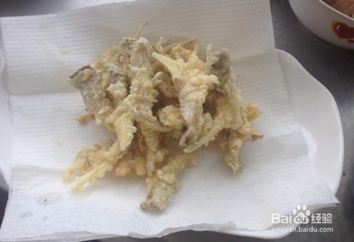 椒盐蘑菇怎么做怎么炸制