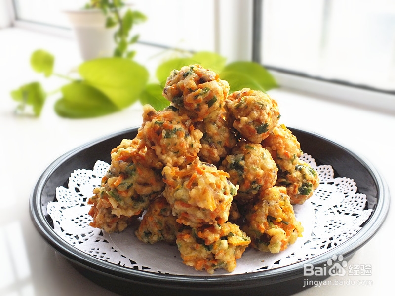 【美味素丸子】胡萝卜香菇香菜丸