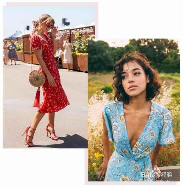 印花裙怎么搭配