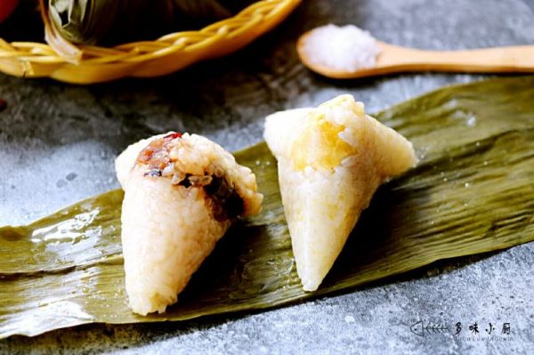 蜜枣粽和蛋黄粽