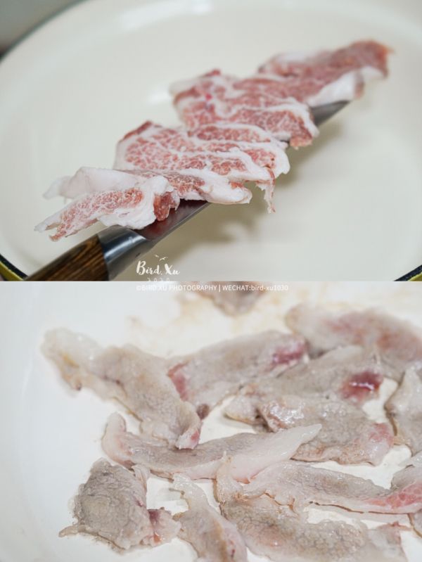 麻辣干锅肉片花菜