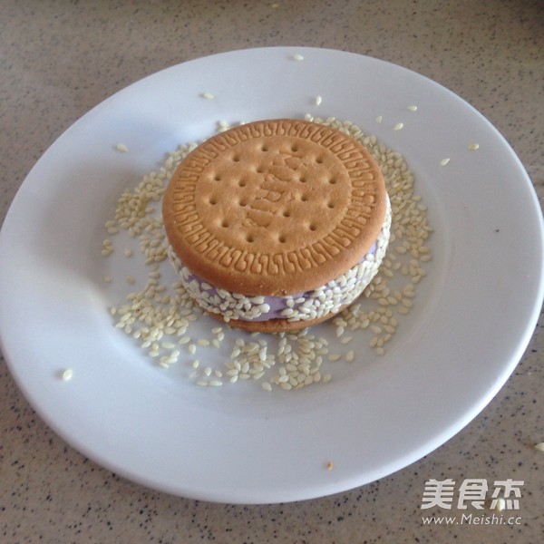 紫薯夹心饼的做法