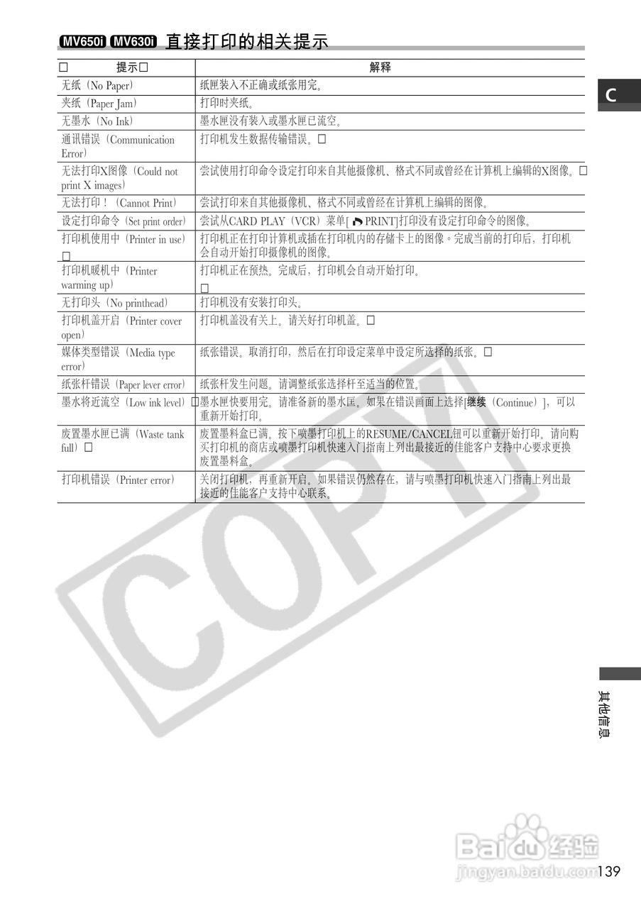 佳能MV630i数码摄像机使用说明书:[14]