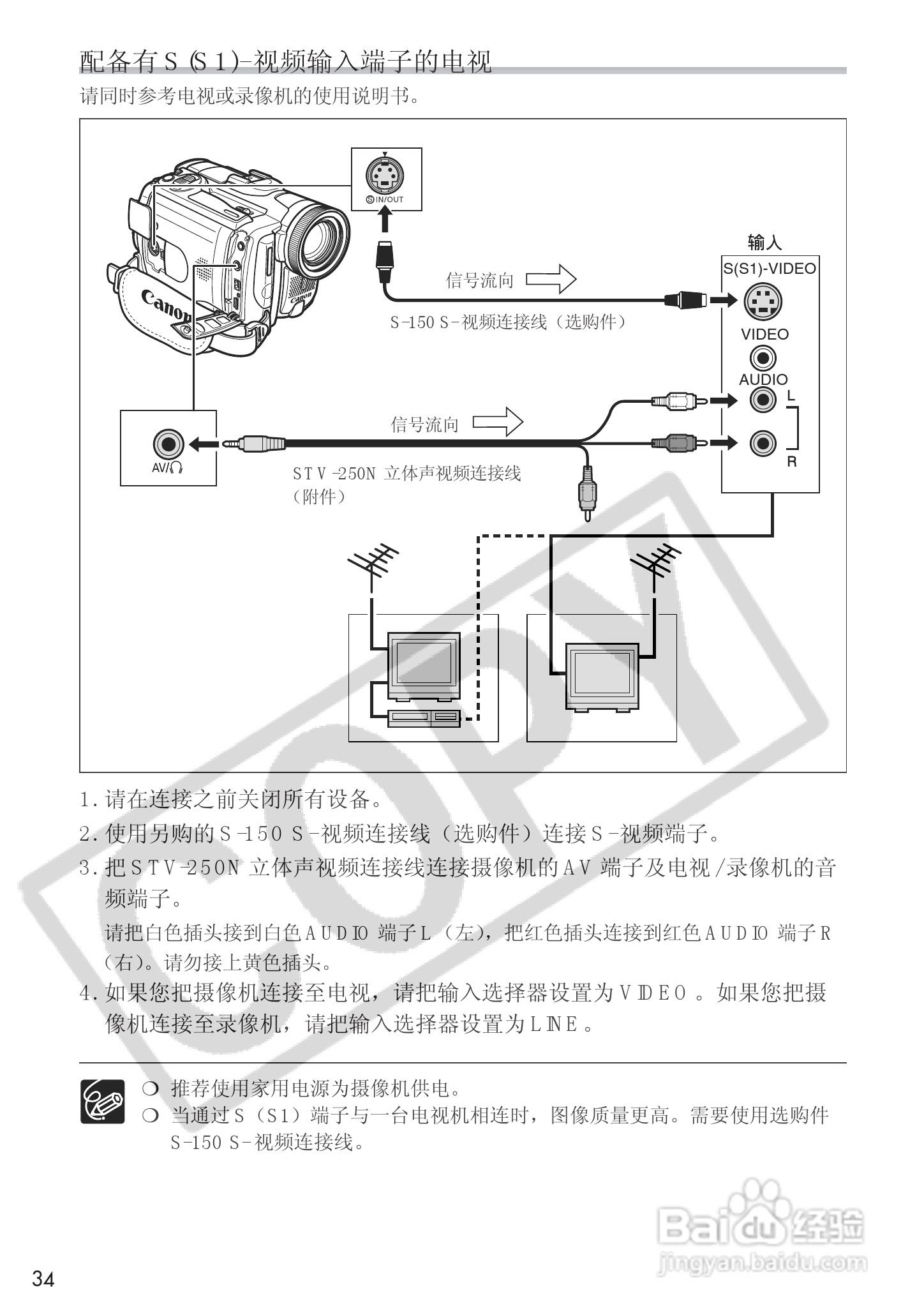 佳能MVX25i数码摄像机使用说明书:[4]