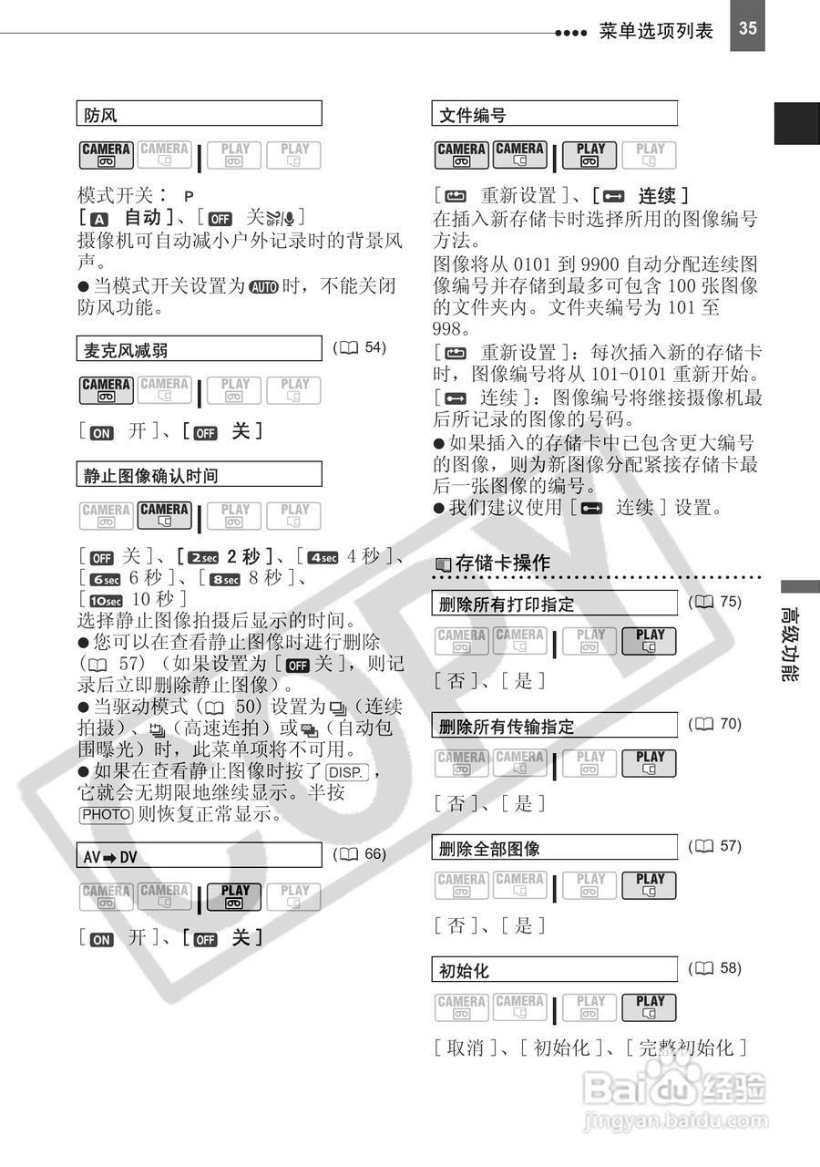 佳能HV20数码摄像机使用说明书:[4]