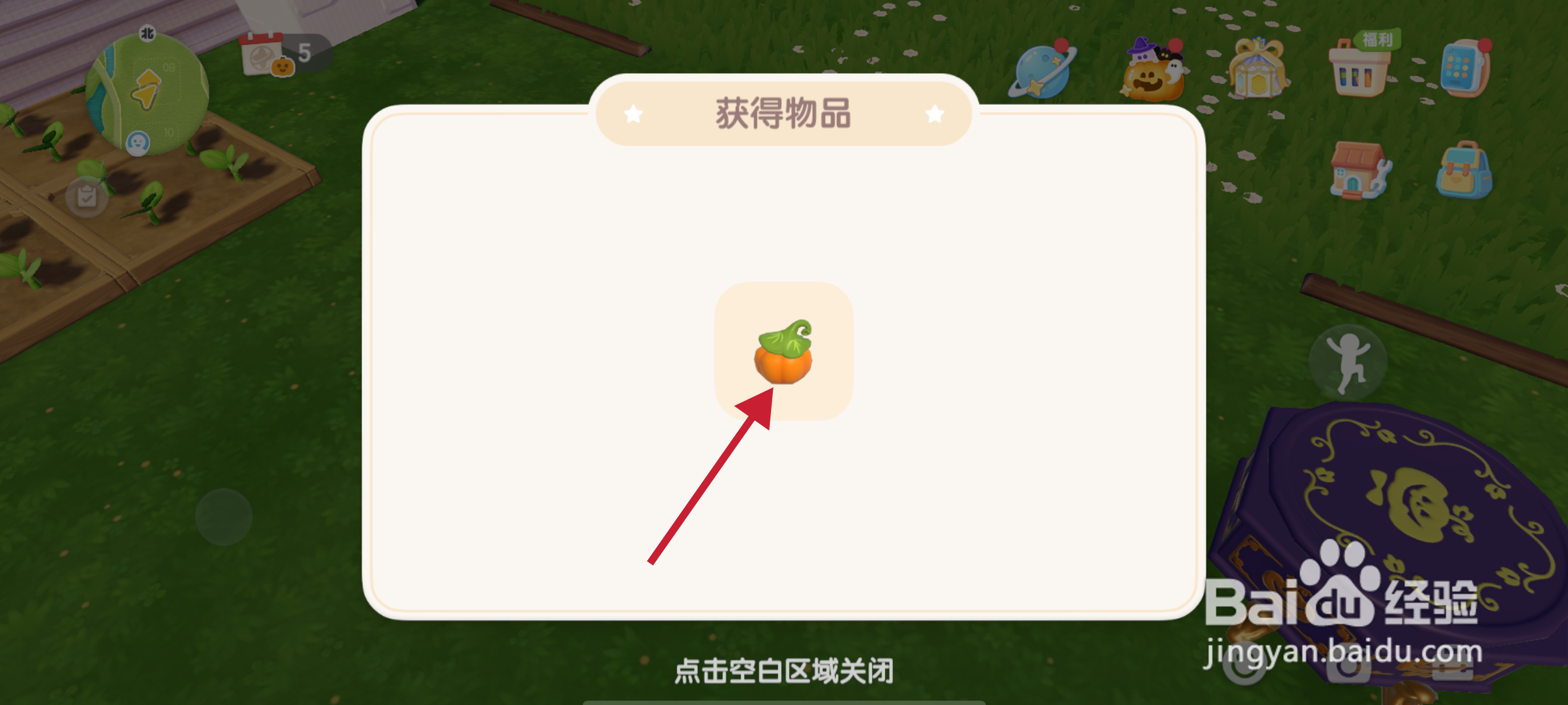 心动小镇怎么获得橙色奇异南瓜