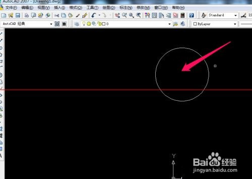 CAD图纸怎么画圆并输入汉字标注？