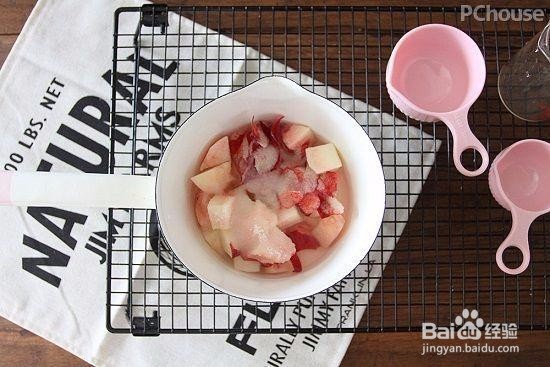 夏日饮品轻松自制!清心润肺蜜桃糖浆!