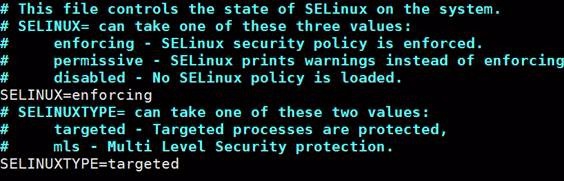Linux关闭selinux