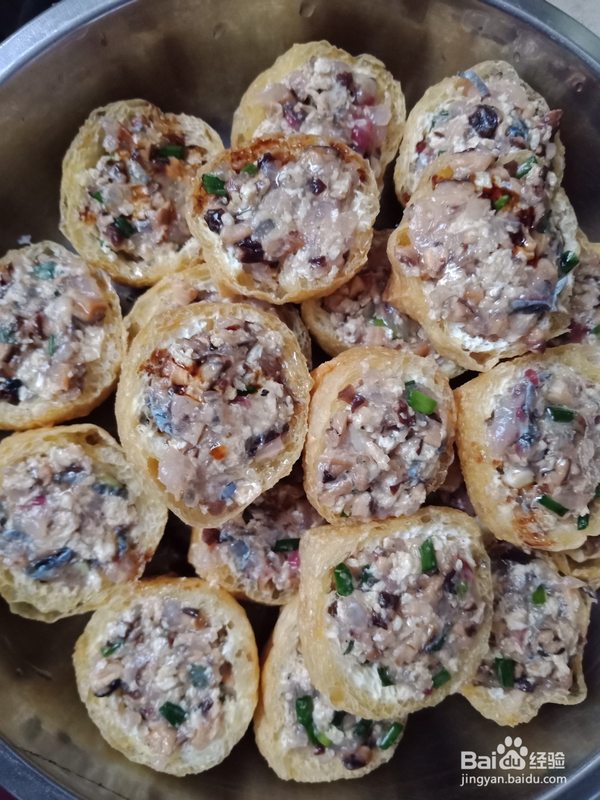 怎么做油豆泡塞鱼?