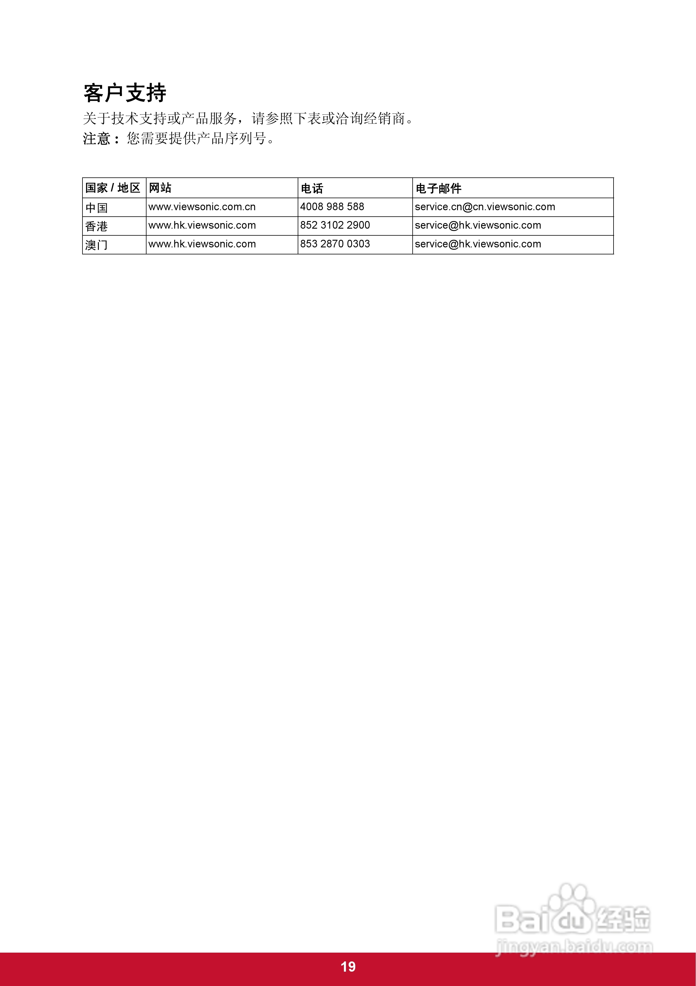 ViewSonic优派V3D245显示器说明书:[3]