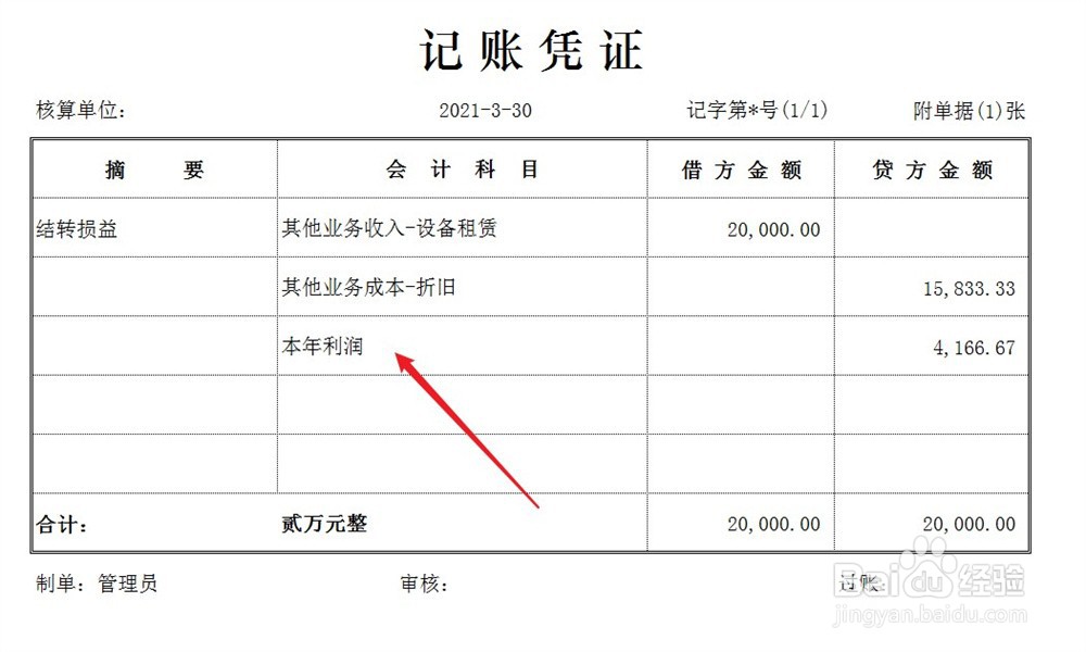 出租设备怎么做账