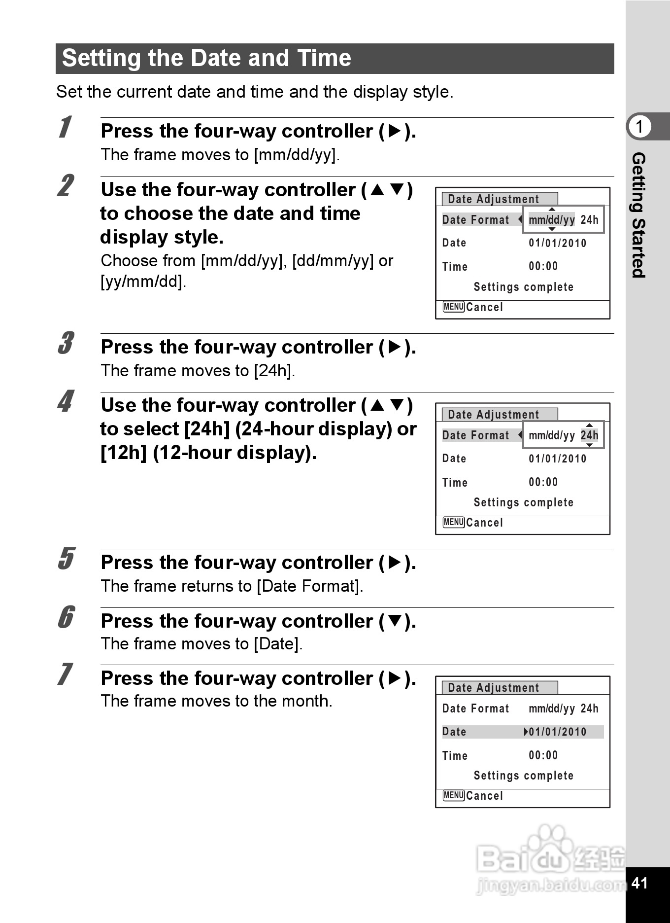 宾得optio E90数码相机使用说明书:[5]