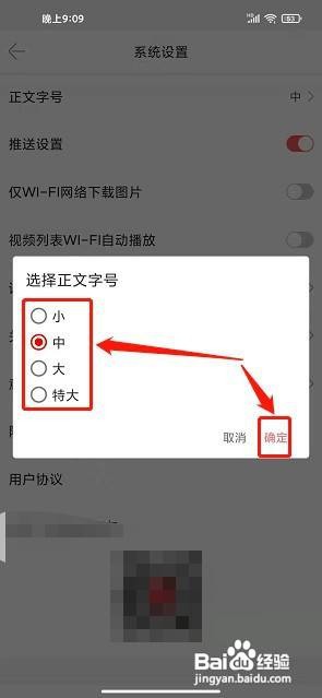 掌尚鹤壁app怎样设置正文字号
