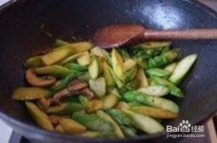 清炒芦笋松茸