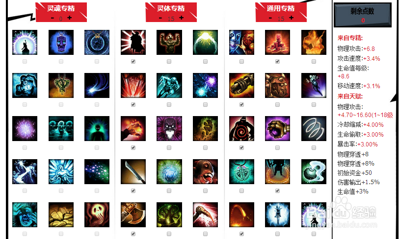 300英雄关羽专精天赋加点图