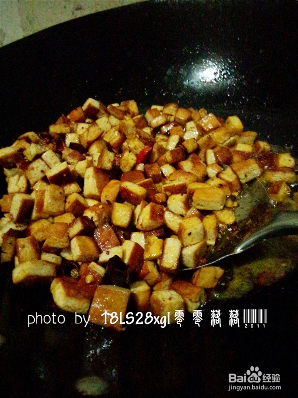 私房菜：韭菜炒豆干