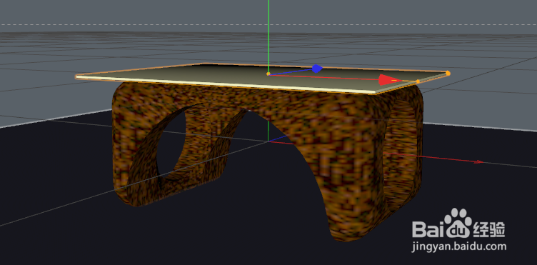 C4D三维建模(茶几制作)