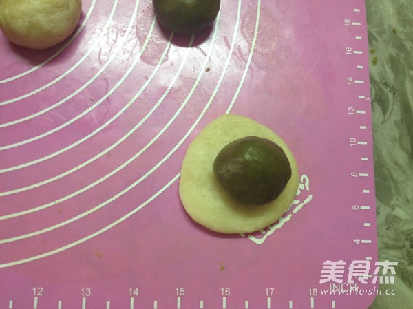 紫薯蛋黄抹茶酥