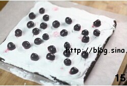 黑樱桃巧克力蛋糕卷