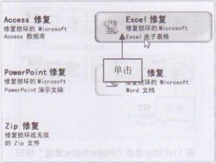 Win7系统应用软件修复损坏的Excel文件教程