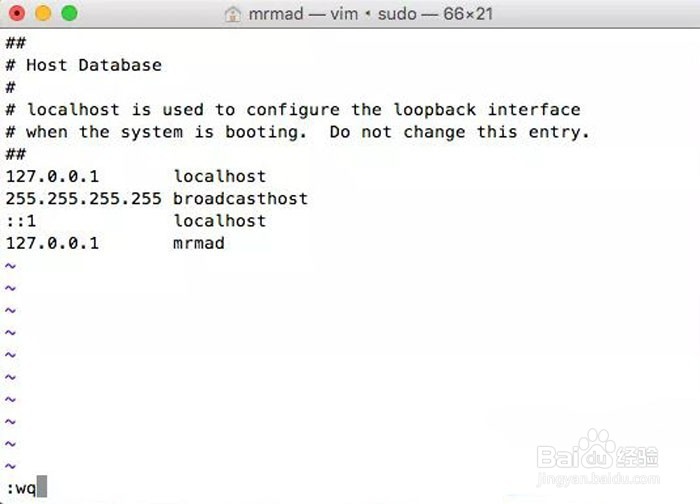 苹果电脑Macbook怎么编辑hosts文件的方法
